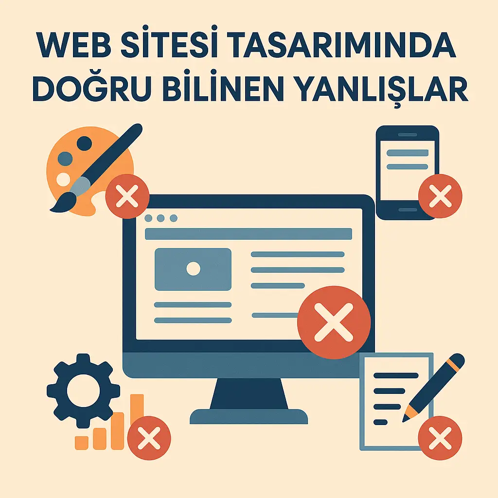 Web sitesi tasarimi dogru bilinen yanlislar